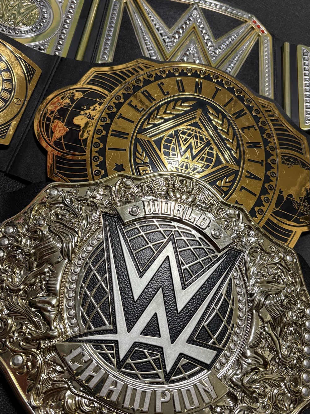 WWE Multi-Title Youth Wrestling Belt Set of 3